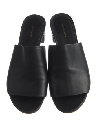 Mansur Gavriel Leather Slides