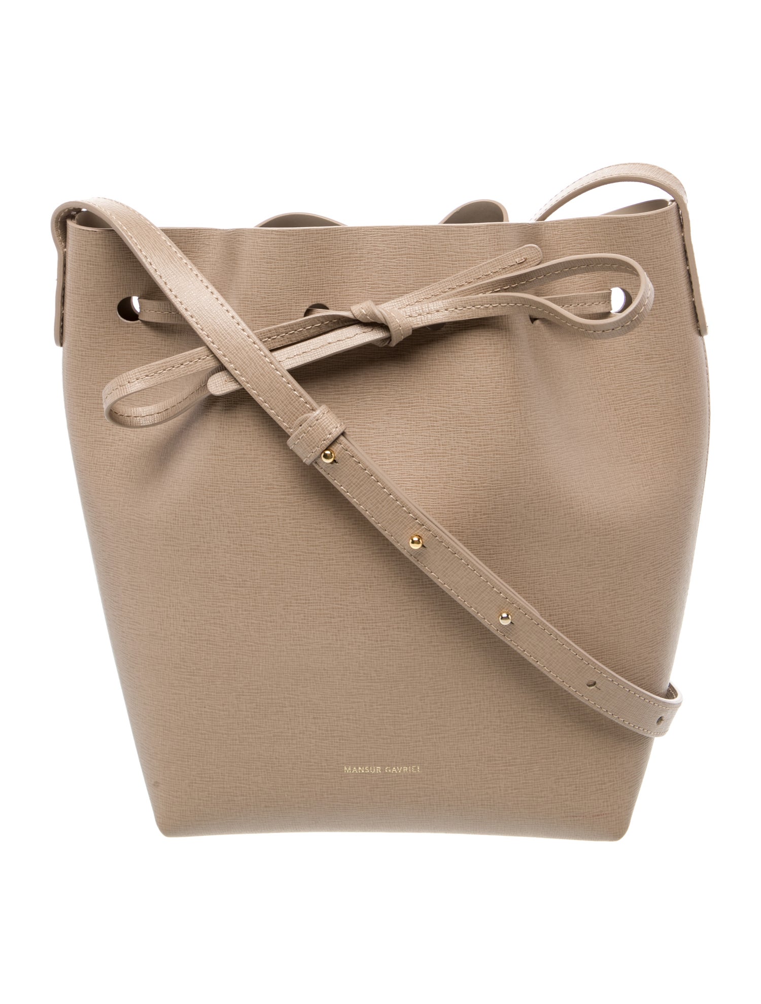 Mansur Gavriel Leather Bucket Bag