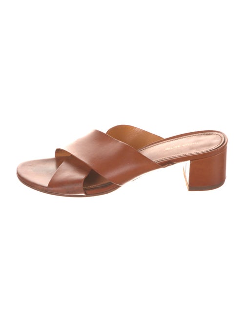 Mansur Gavriel Leather Slides