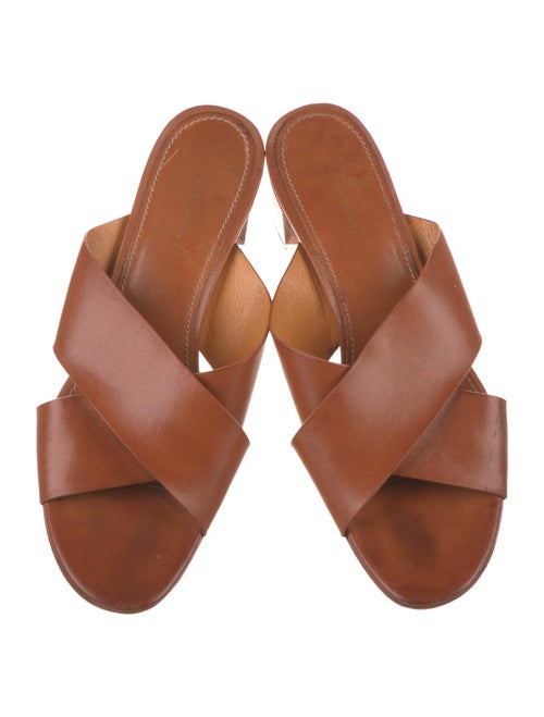 Mansur Gavriel Leather Slides