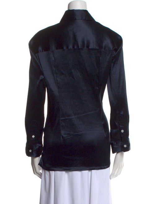 Mansur Gavriel Long Sleeve Button-Up Top