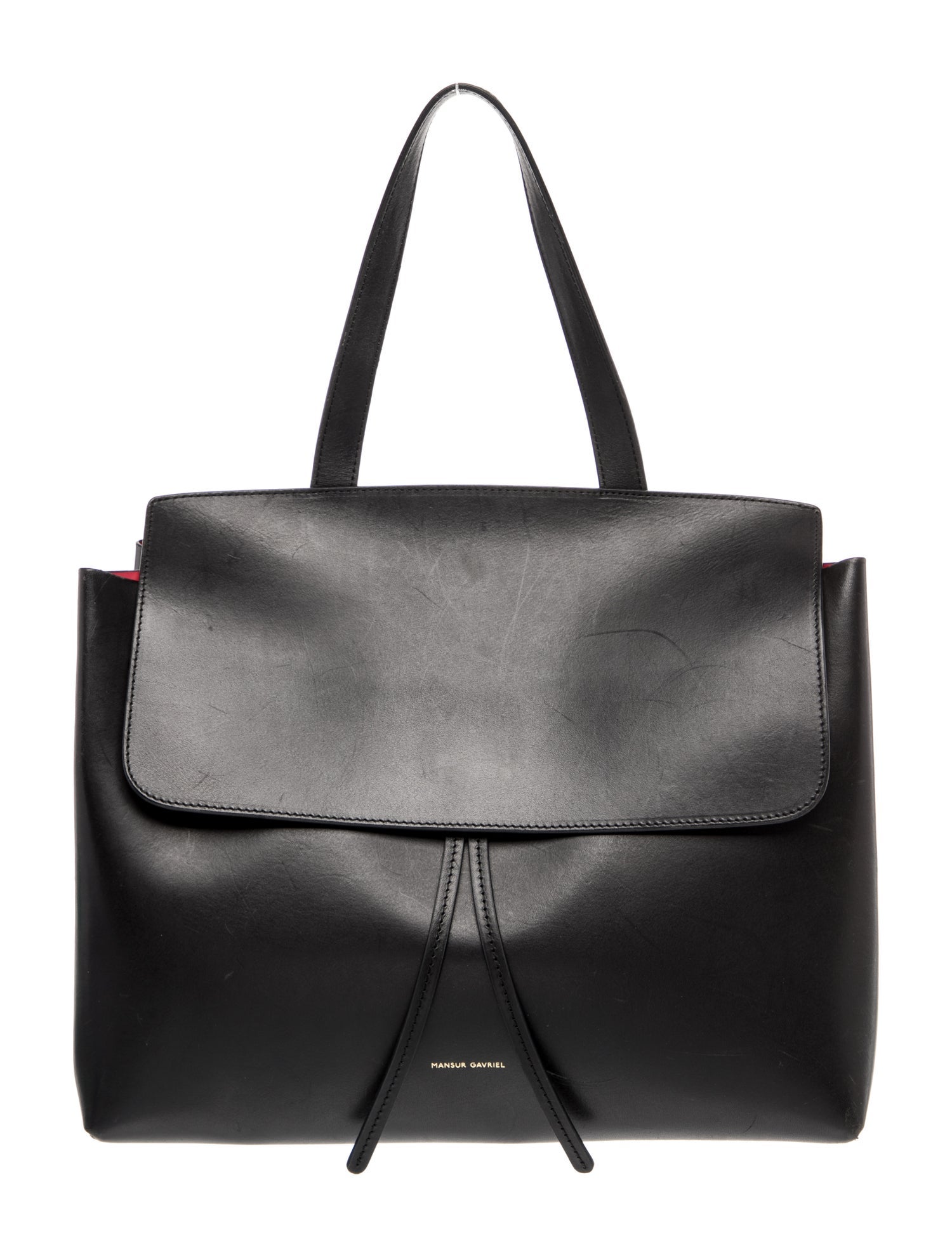 Mansur Gavriel Leather Top Handle Bag
