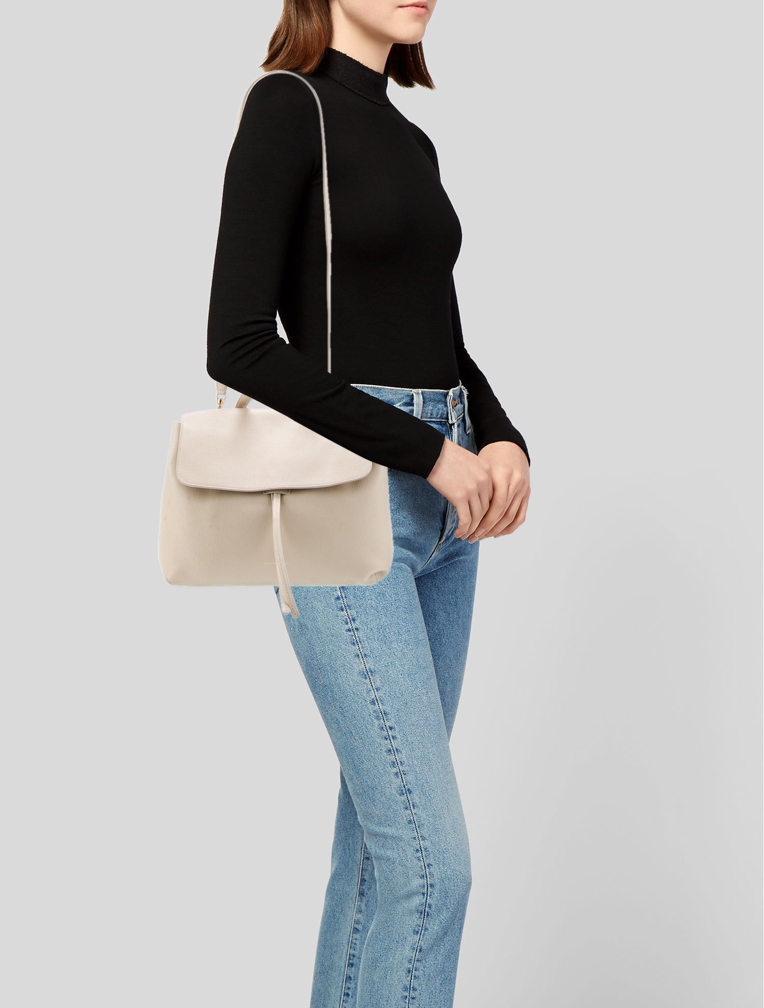 Mansur Gavriel Leather Top Handle Bag
