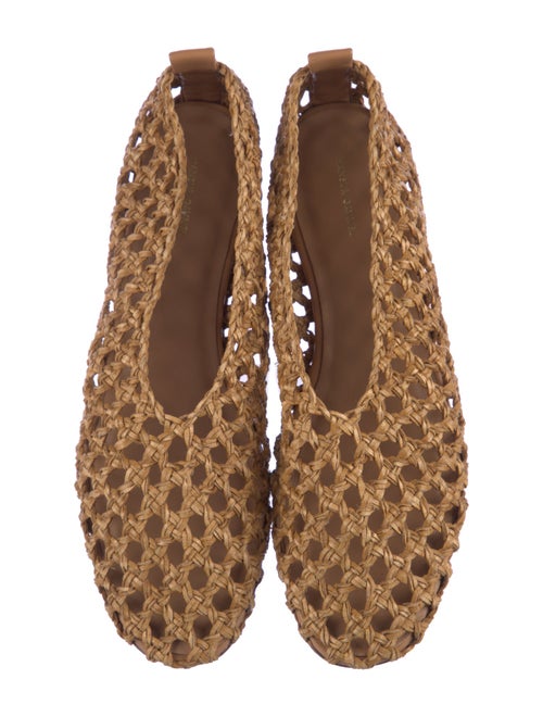 Mansur Gavriel Raffia Ballet Flats