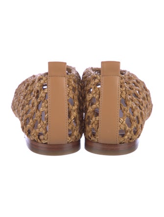 Mansur Gavriel Raffia Ballet Flats