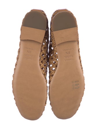 Mansur Gavriel Raffia Ballet Flats
