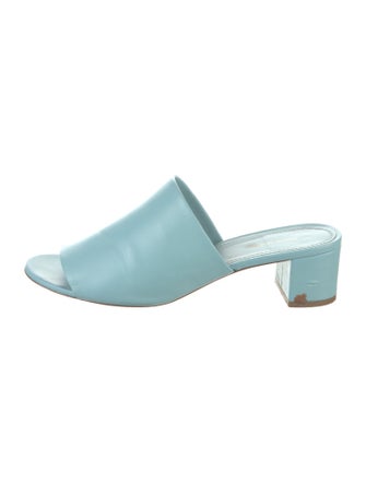 Mansur Gavriel Leather Slides