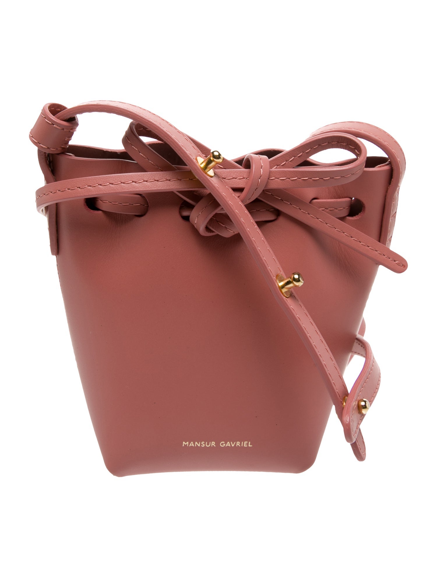 Mansur Gavriel Leather Bucket Bag