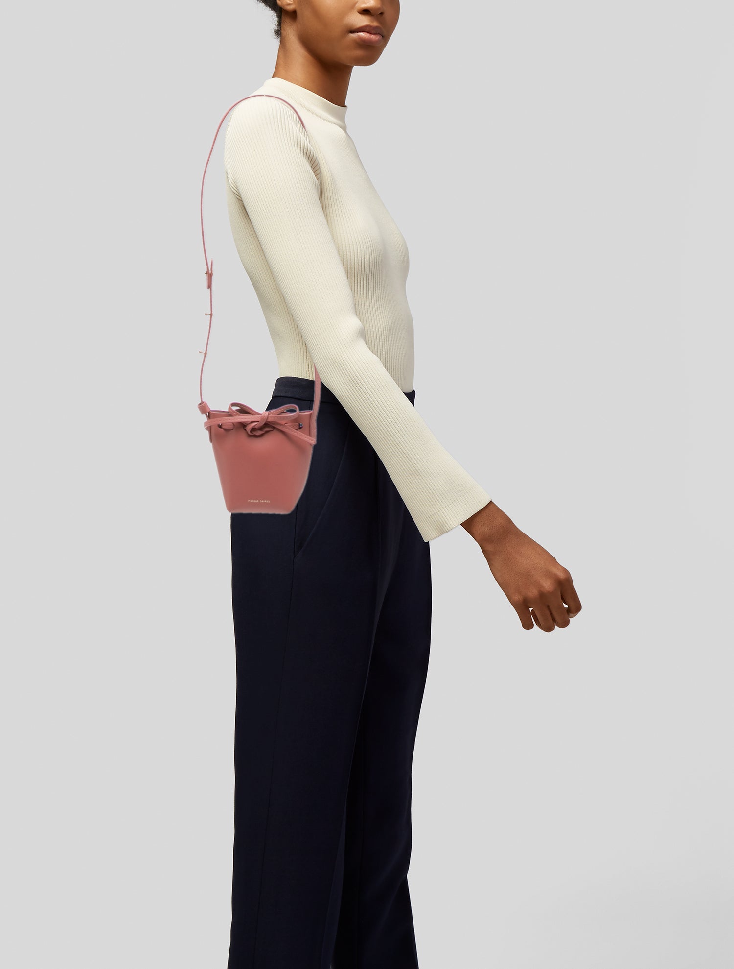 Mansur Gavriel Leather Bucket Bag
