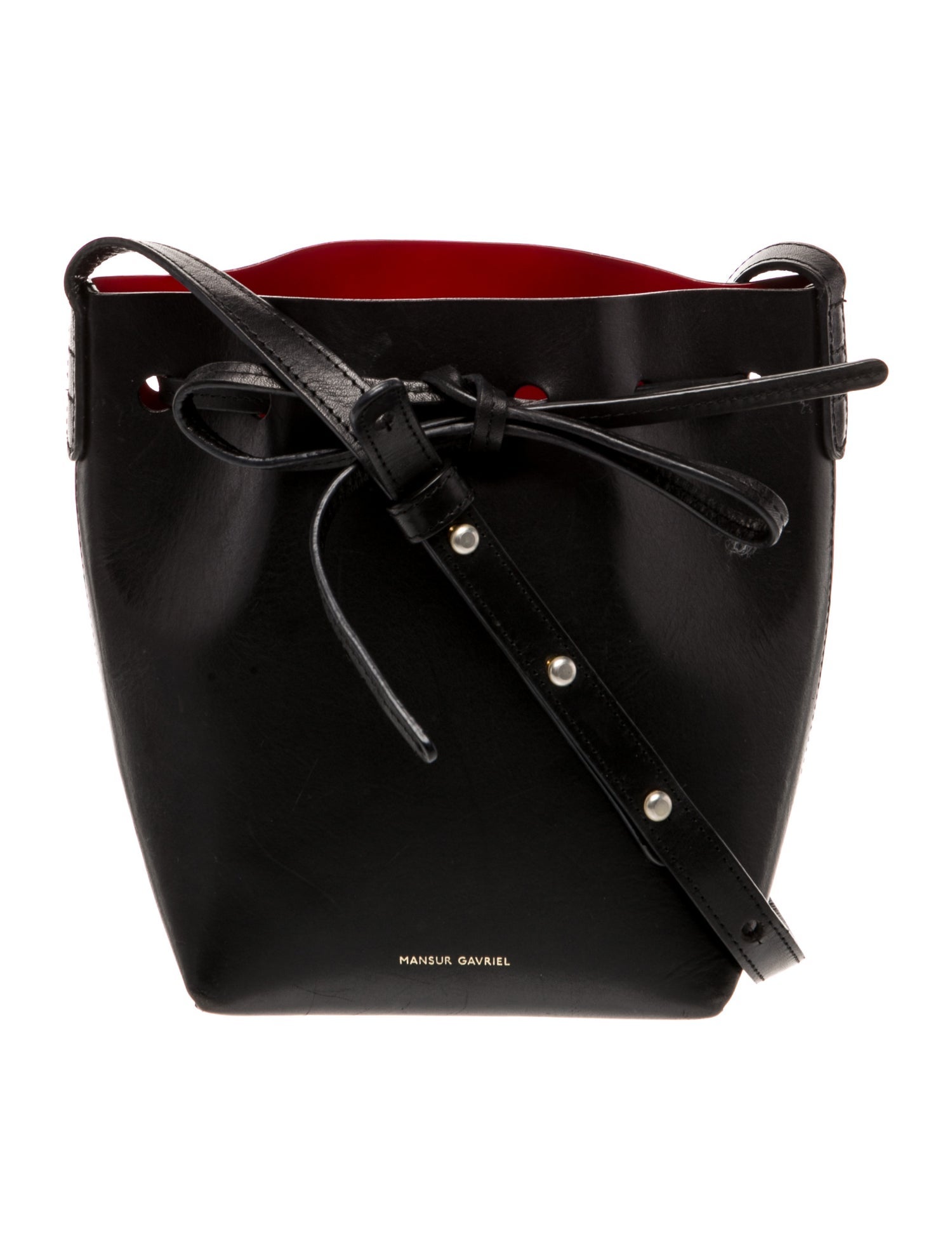 Mansur Gavriel Leather Bucket Bag