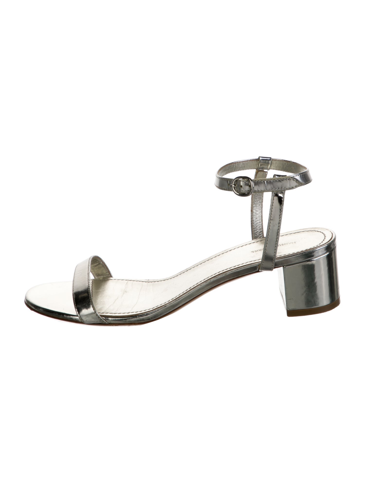 Mansur Gavriel Patent Leather Sandals