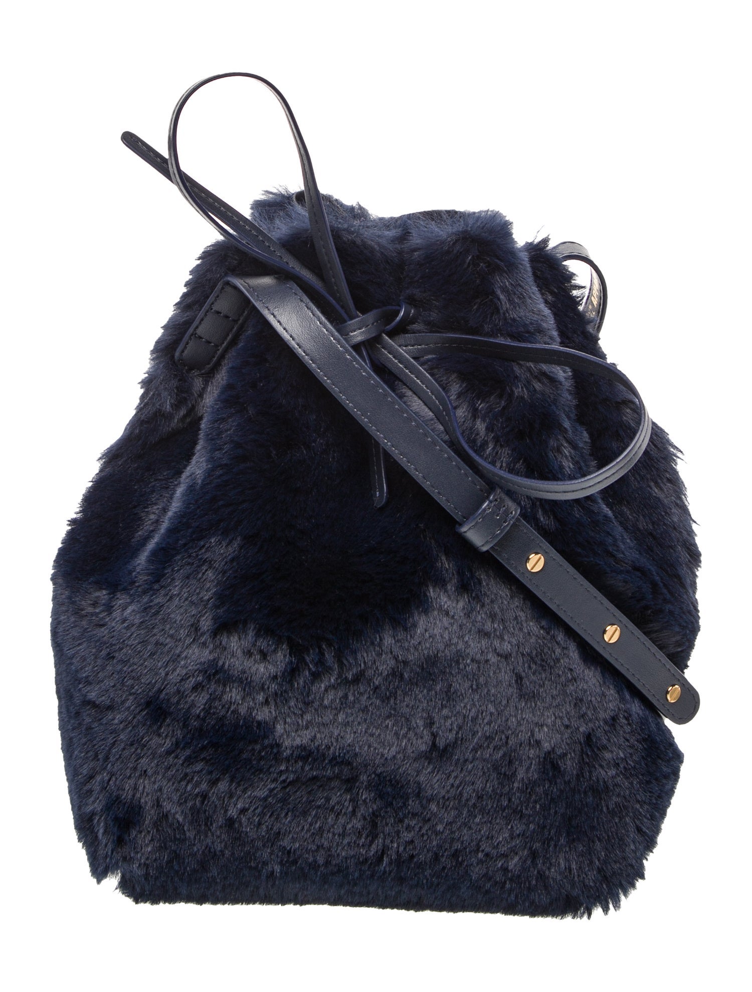 Mansur Gavriel Faux Fur Bucket Bag