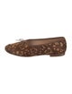 Mansur Gavriel Ponyhair Printed Ballet Flats