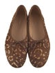 Mansur Gavriel Ponyhair Printed Ballet Flats