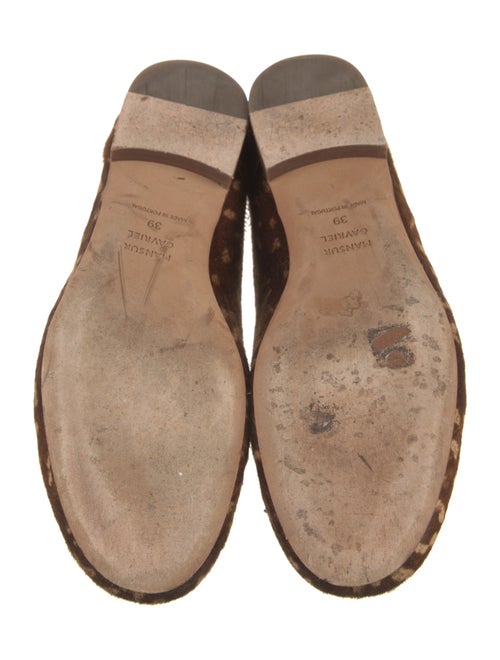 Mansur Gavriel Ponyhair Printed Ballet Flats