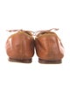 Mansur Gavriel Leather Bow Accents Ballet Flats