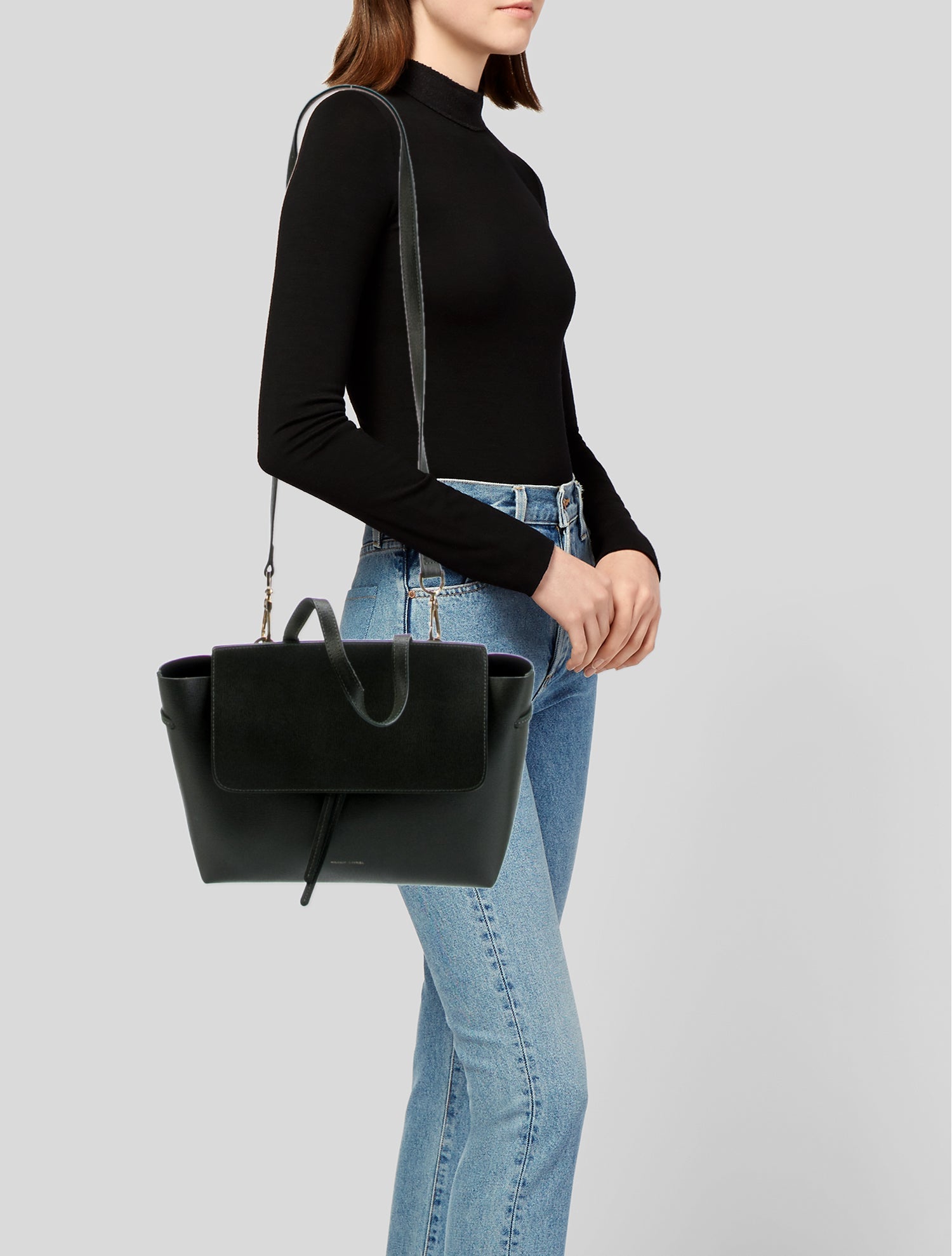 Mansur Gavriel Leather Crossbody Bag