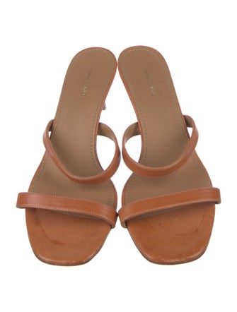 Mansur Gavriel Leather Slides