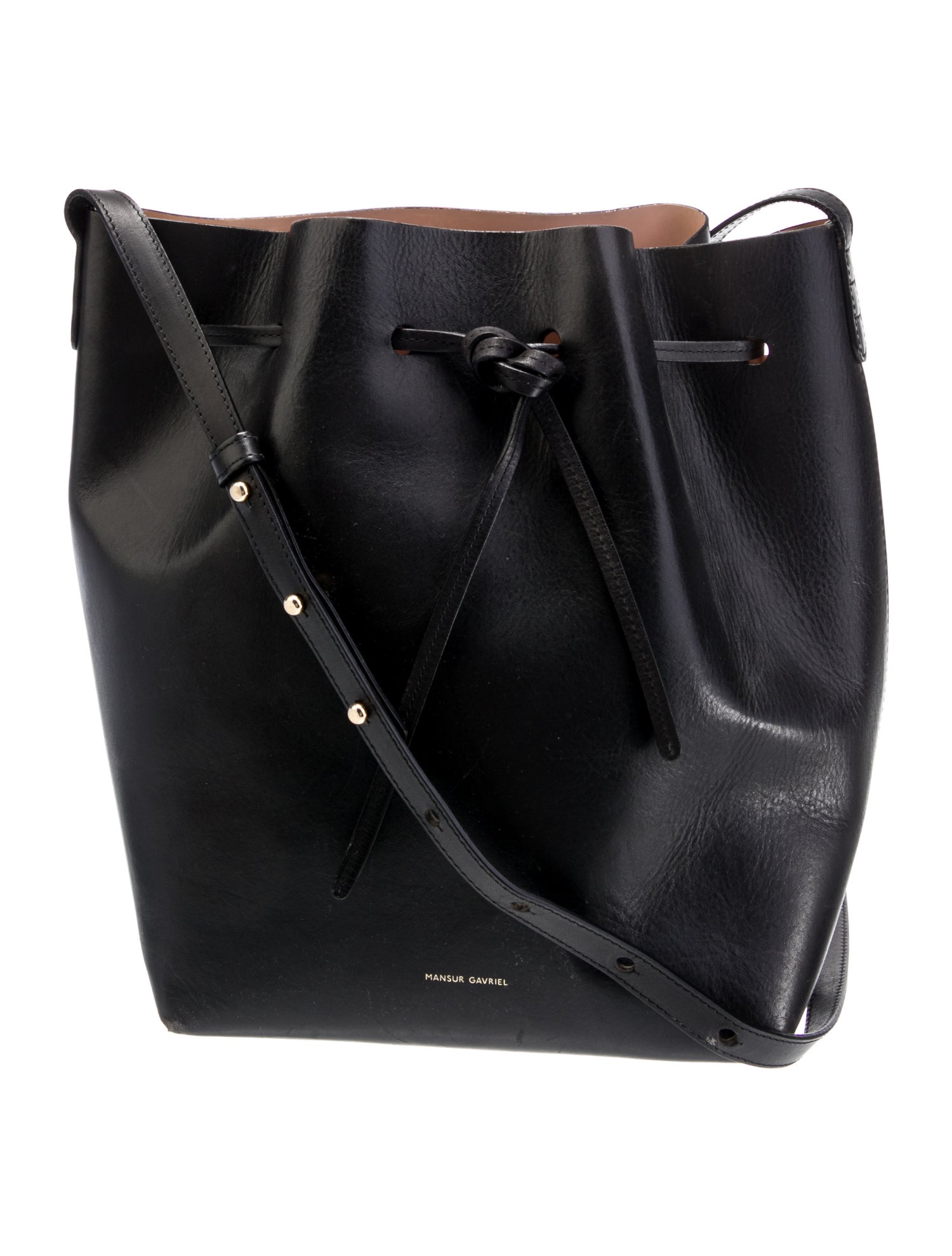 Mansur Gavriel Leather Bucket Bag