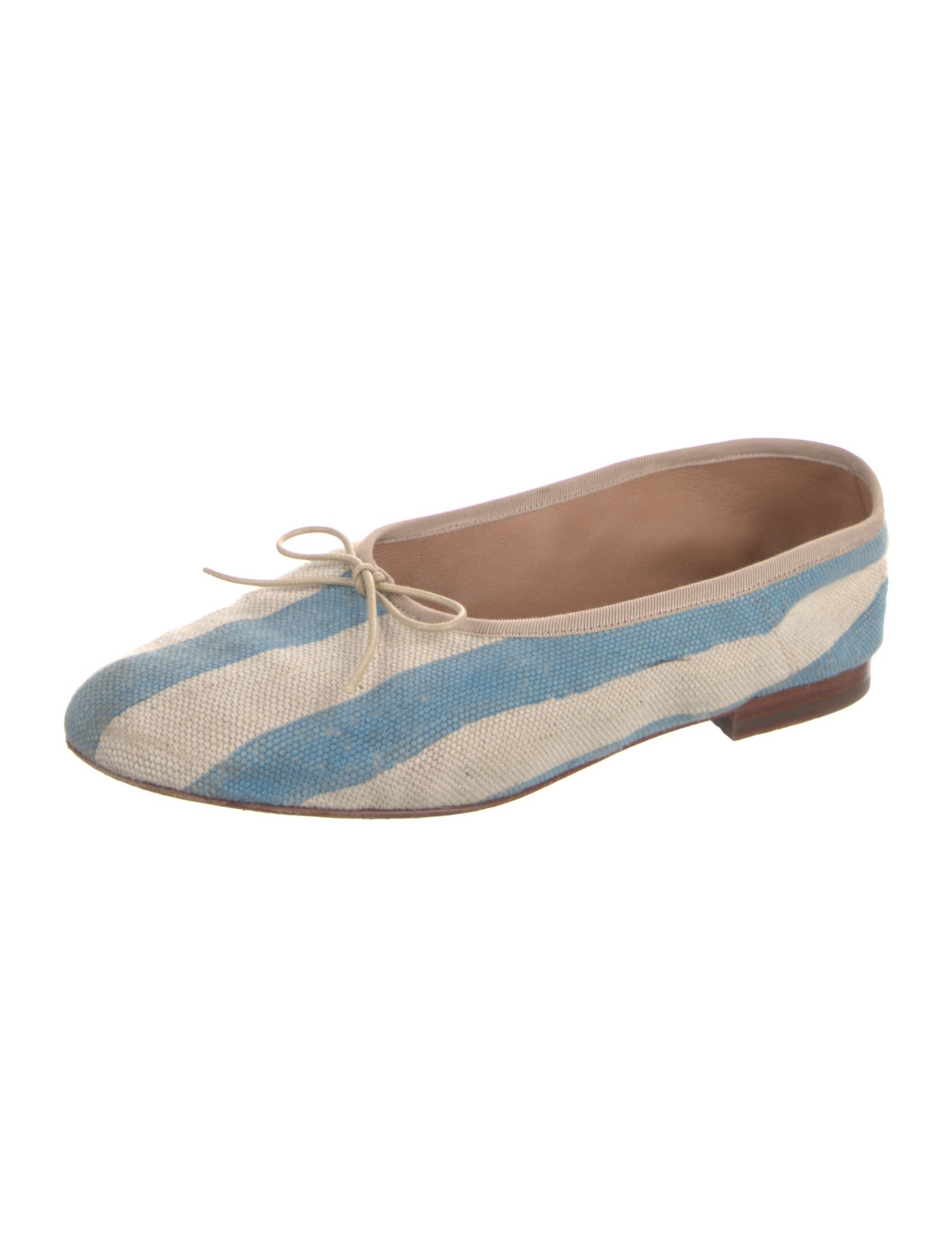Mansur Gavriel Canvas Printed Ballet Flats