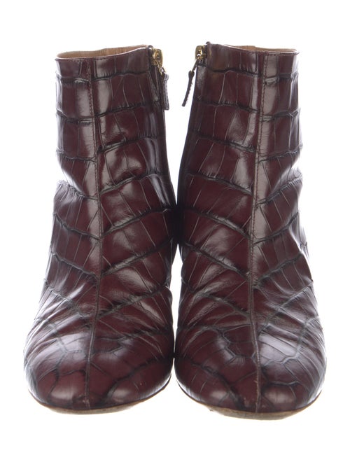 Mansur Gavriel Embossed Leather Boots