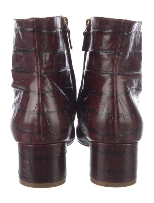 Mansur Gavriel Embossed Leather Boots