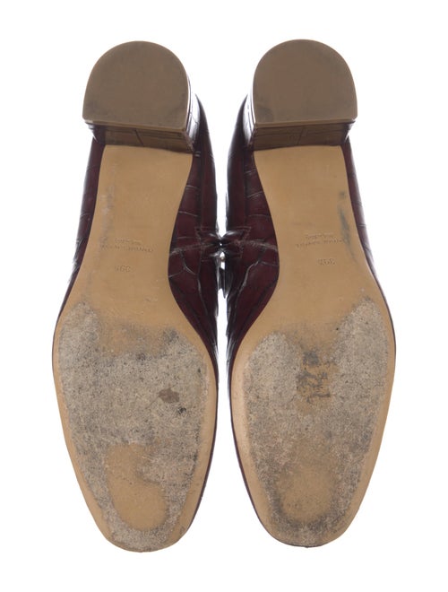 Mansur Gavriel Embossed Leather Boots