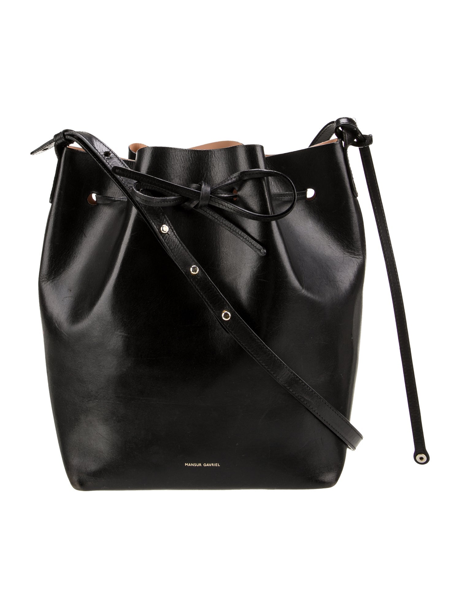 Mansur Gavriel Leather Bucket Bag