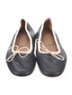 Mansur Gavriel Leather Grosgrain Trim Ballet Flats