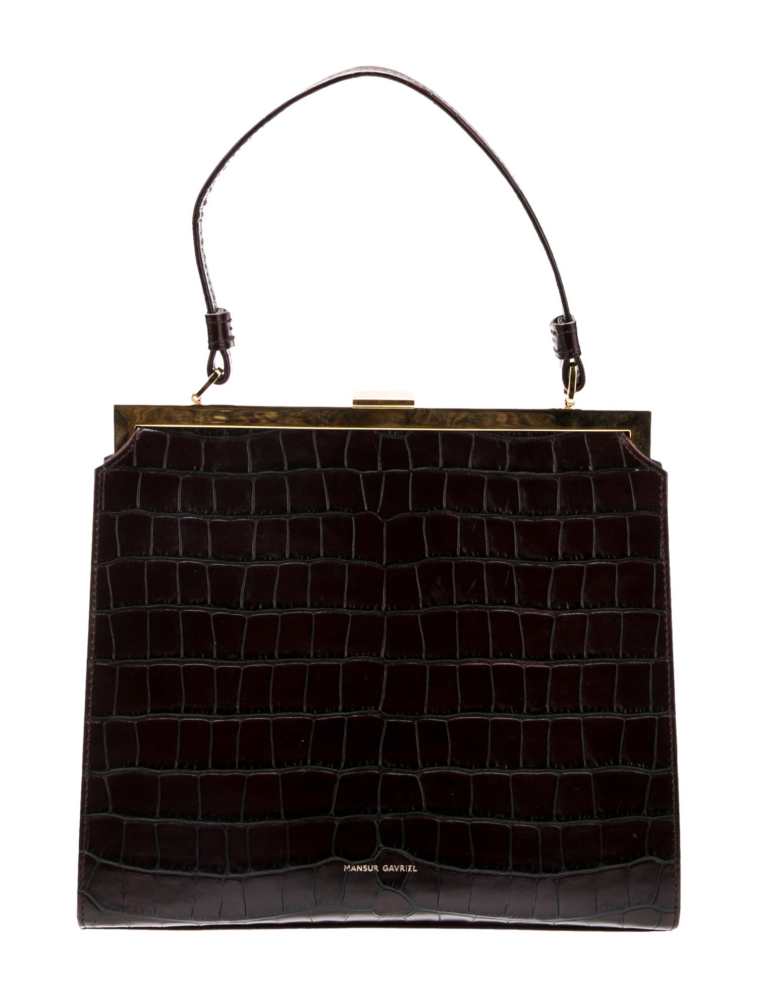 Mansur Gavriel Leather Top Handle Bag