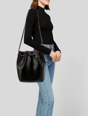 Mansur Gavriel Leather Bucket Bag