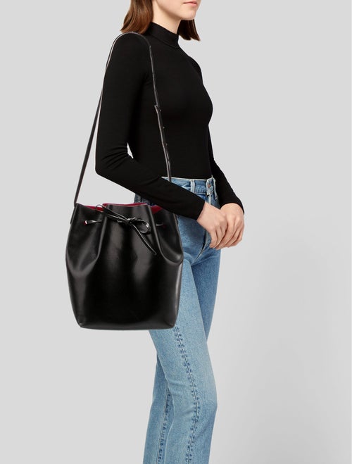 Mansur Gavriel Leather Bucket Bag