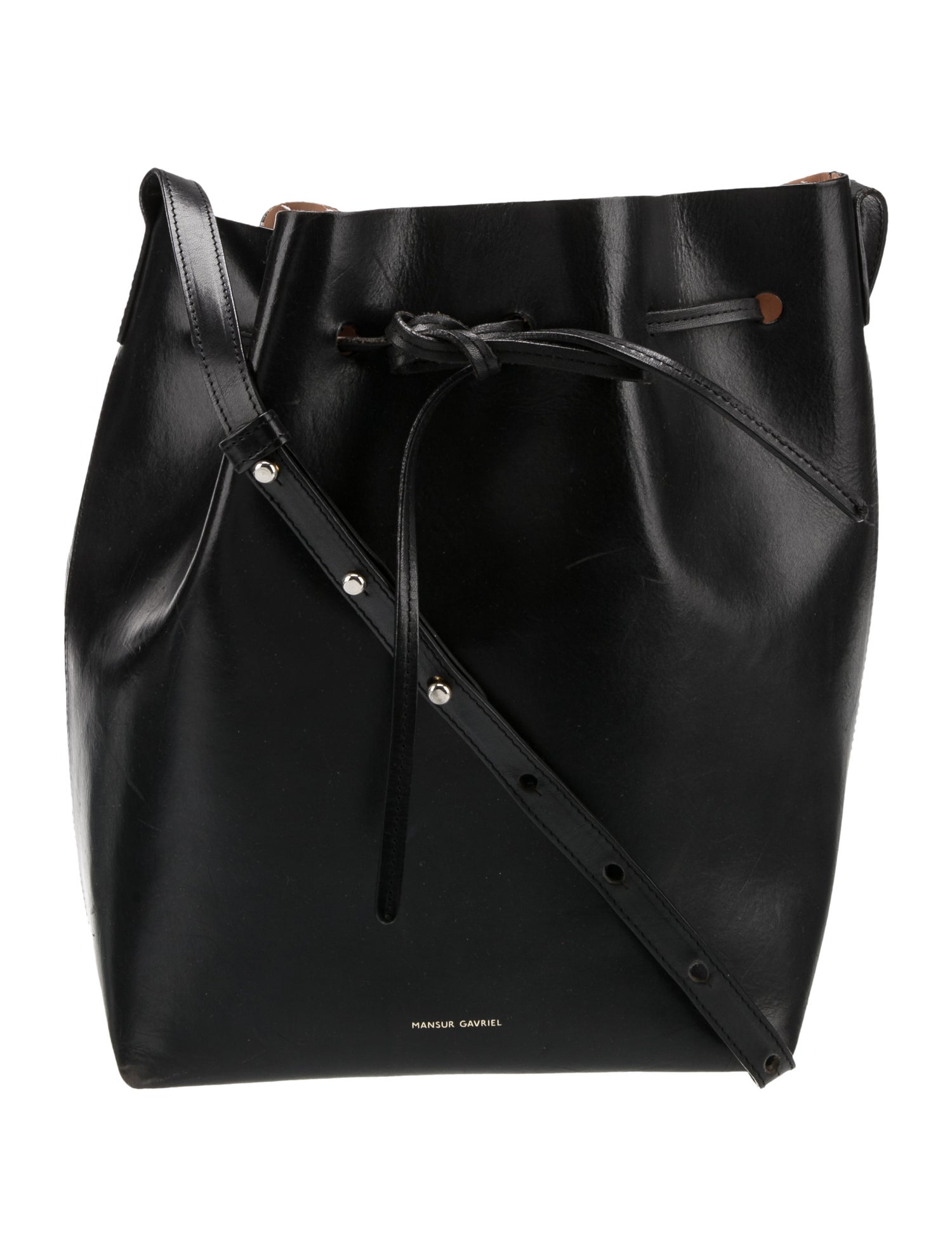 Mansur Gavriel Leather Bucket Bag