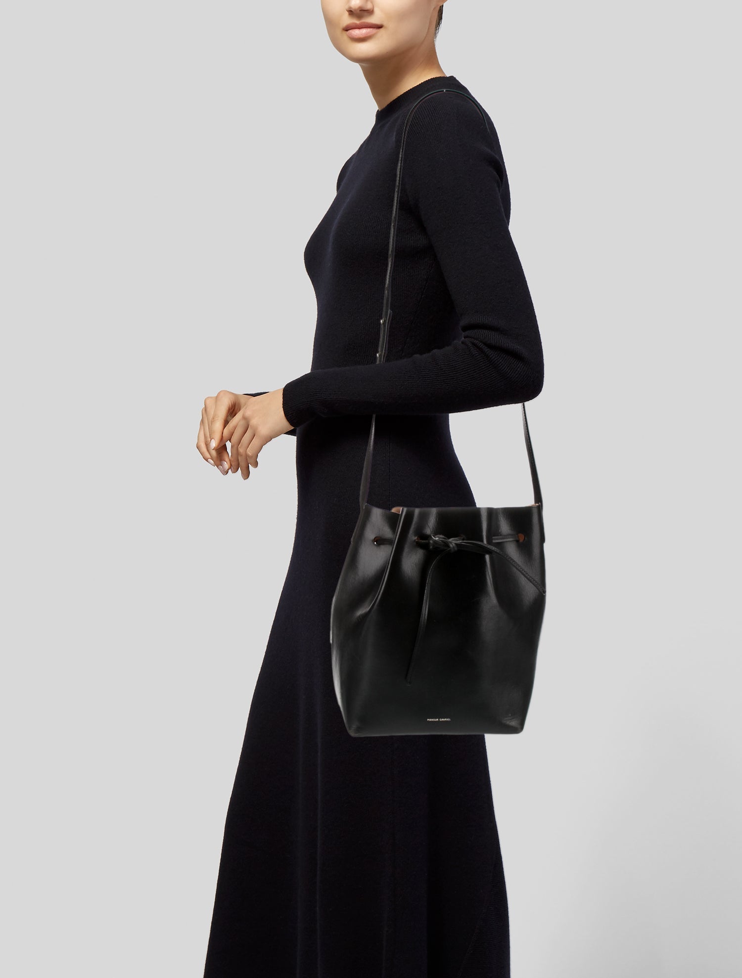 Mansur Gavriel Leather Bucket Bag
