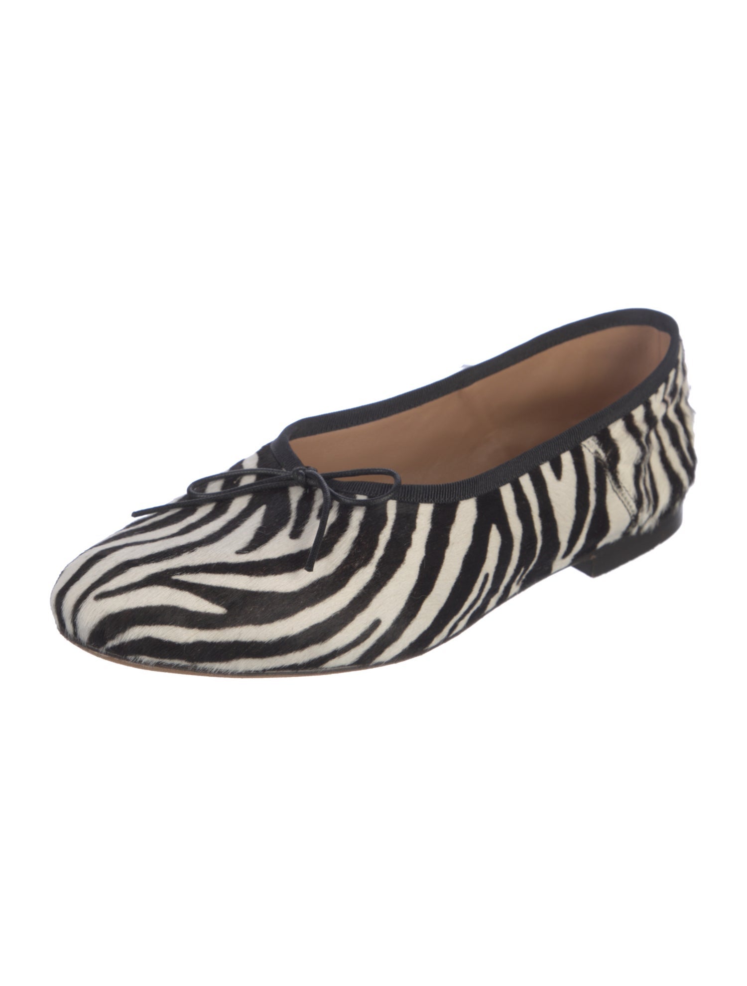 Mansur Gavriel Ponyhair Animal Print Ballet Flats
