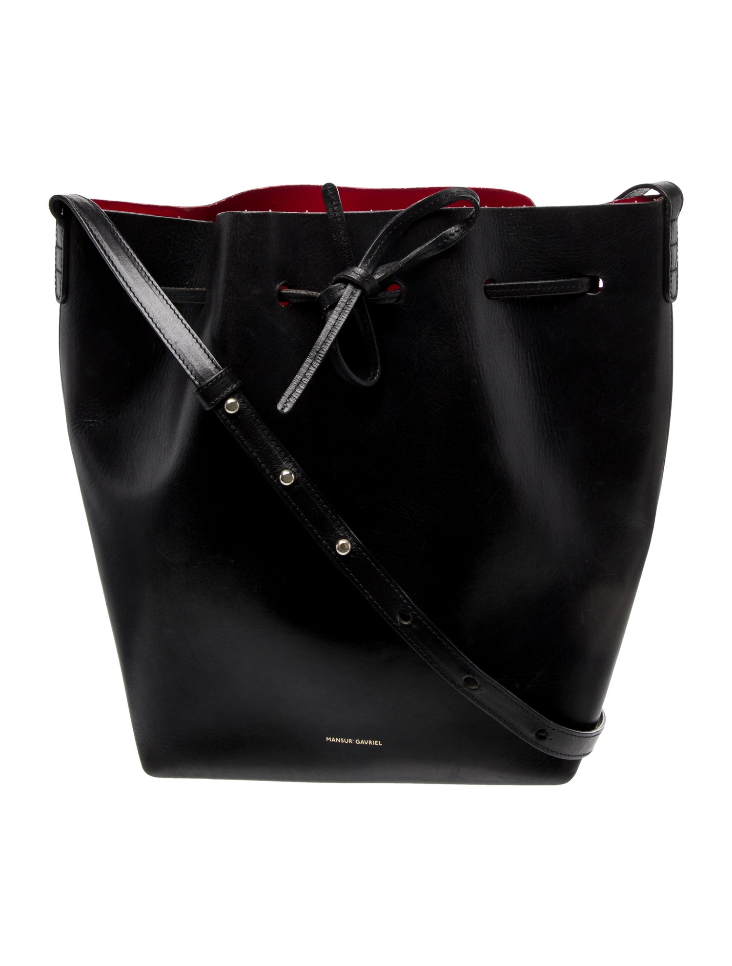 Mansur Gavriel Leather Bucket Bag