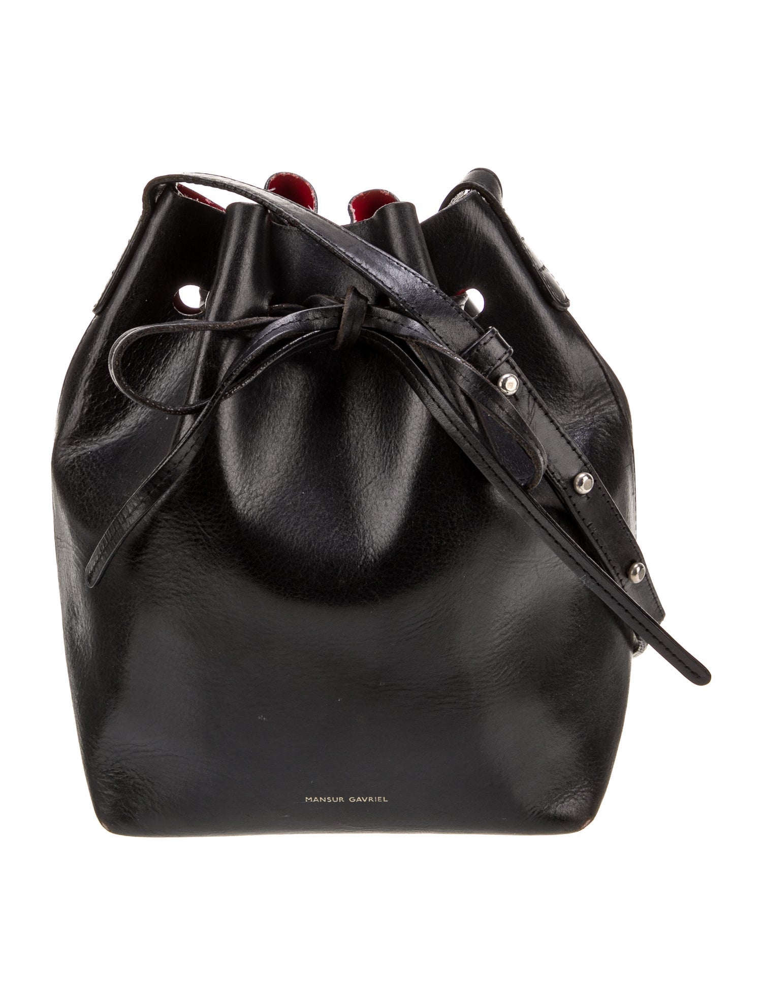 Mansur Gavriel Leather Bucket Bag