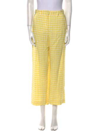 Mansur Gavriel Linen Wide Leg Pants