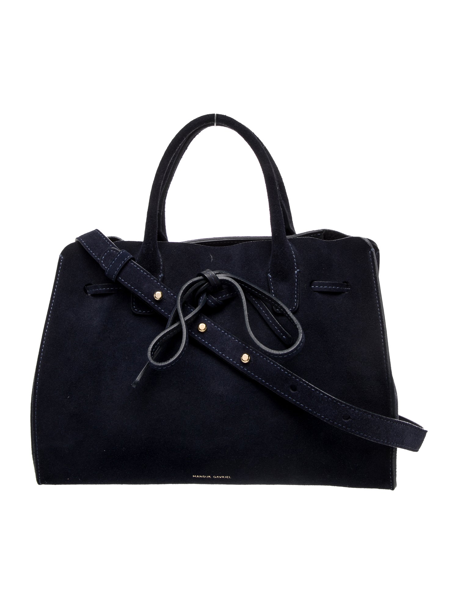 Mansur Gavriel Suede Top Handle Bag