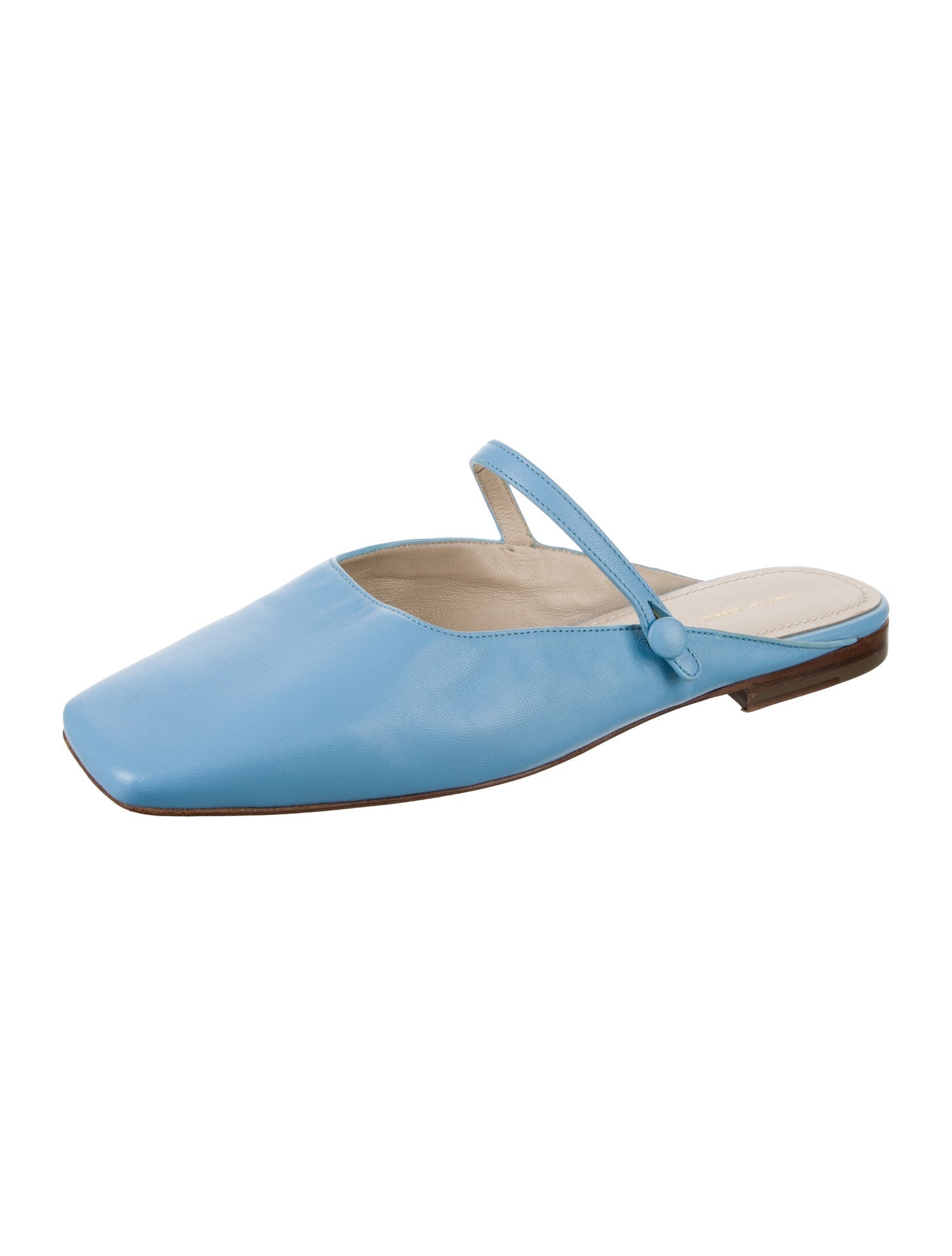 Mansur Gavriel Leather Mary Jane Flats