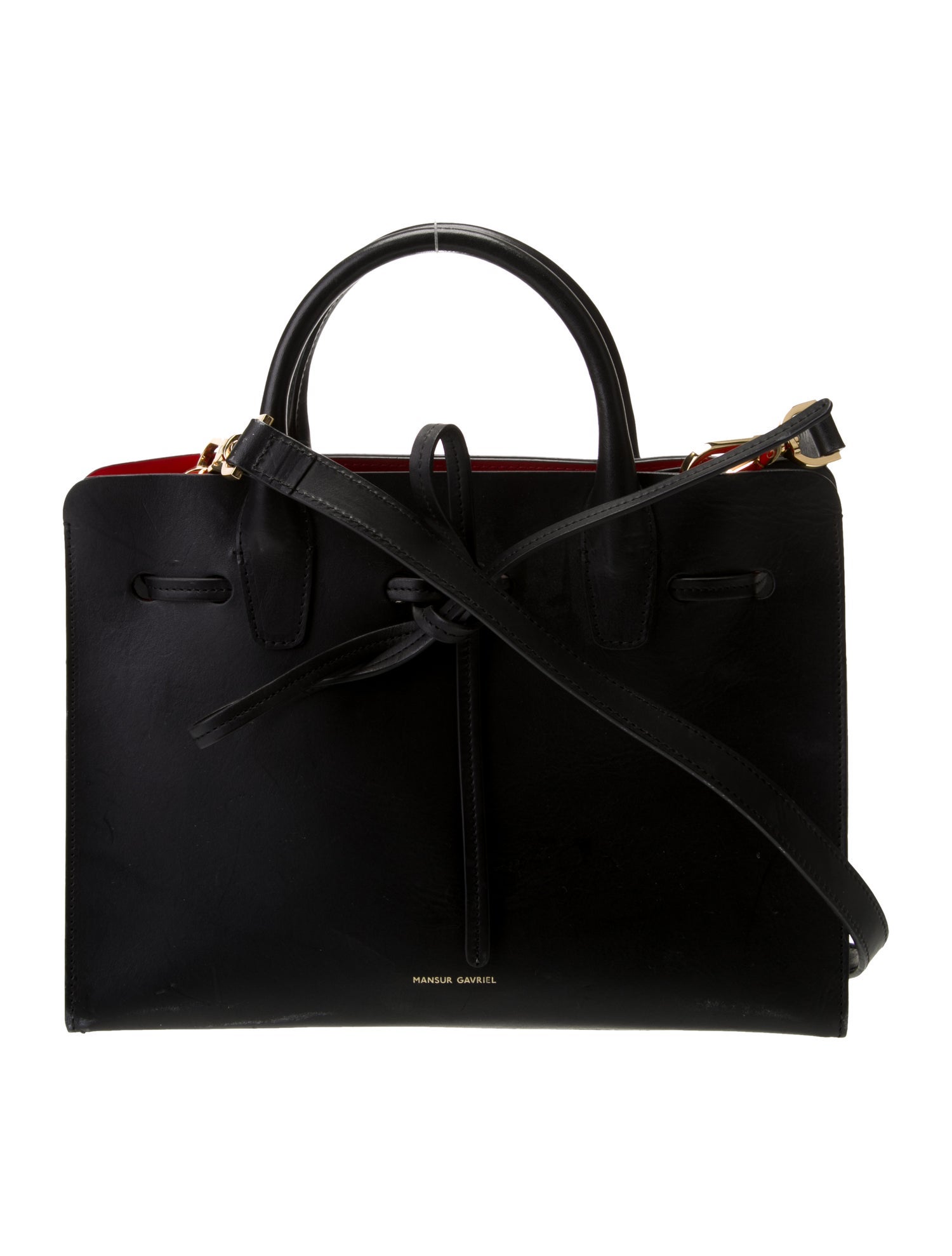 Mansur Gavriel Leather Top Handle Bag