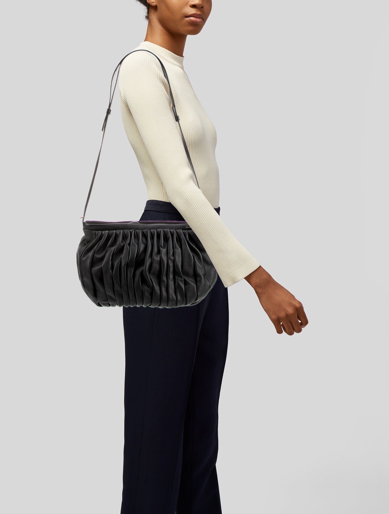 Mansur Gavriel Leather Shoulder Bag