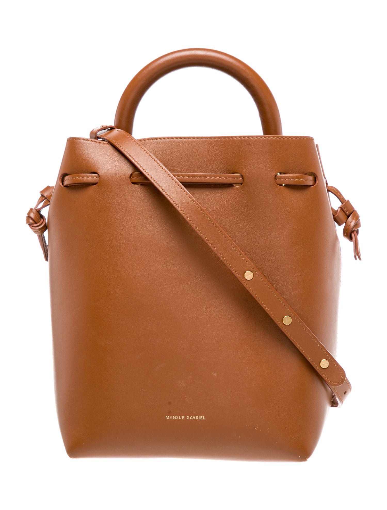 Mansur Gavriel Leather Top Handle Bag