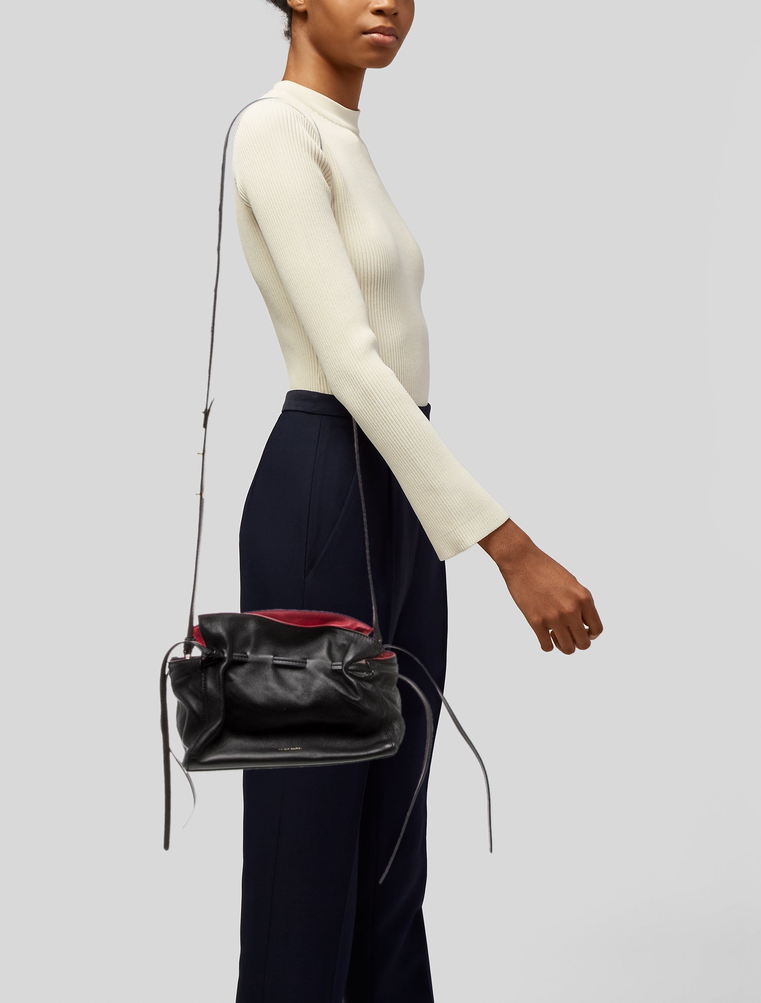 Mansur Gavriel Leather Evening Bag