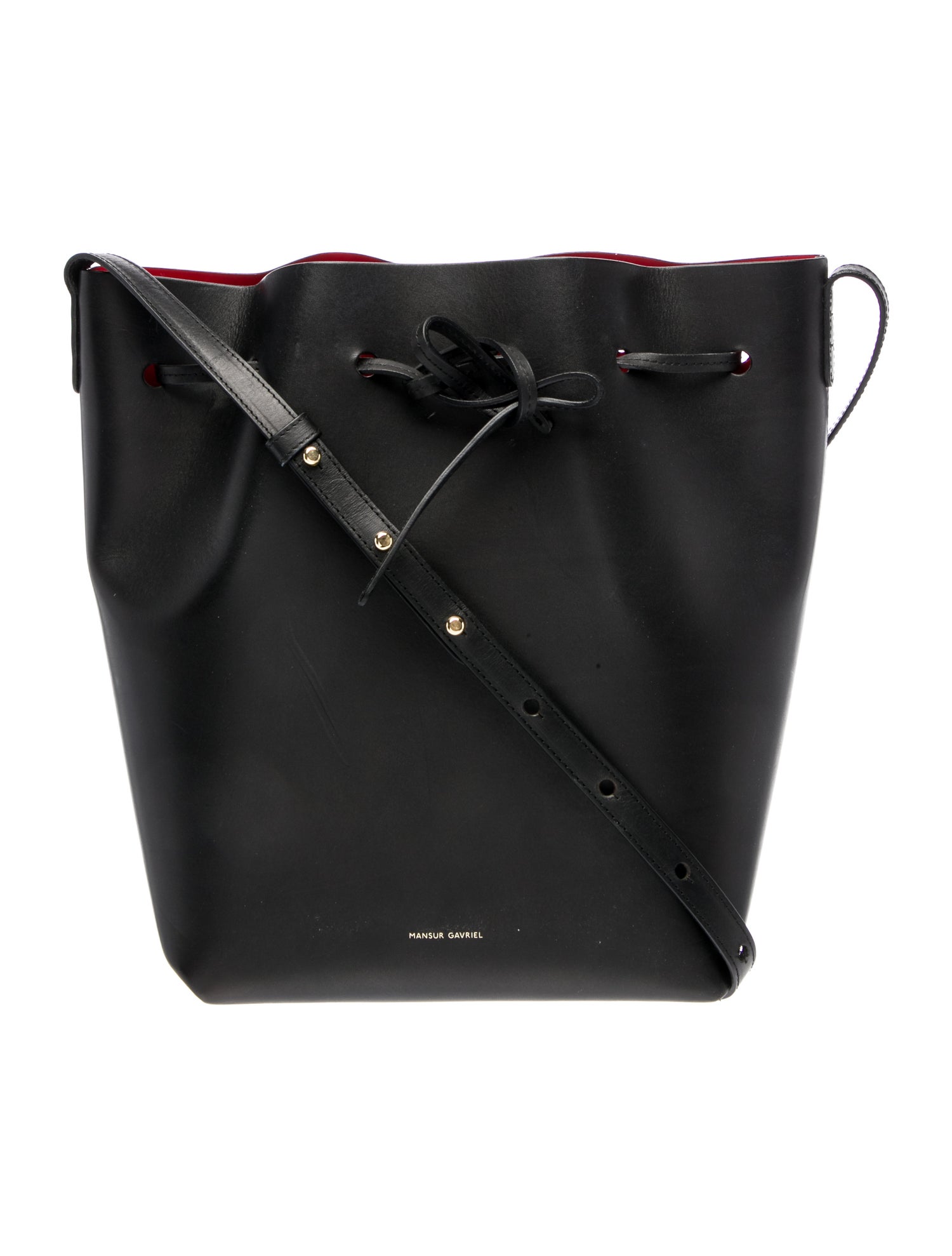 Mansur Gavriel Leather Bucket Bag