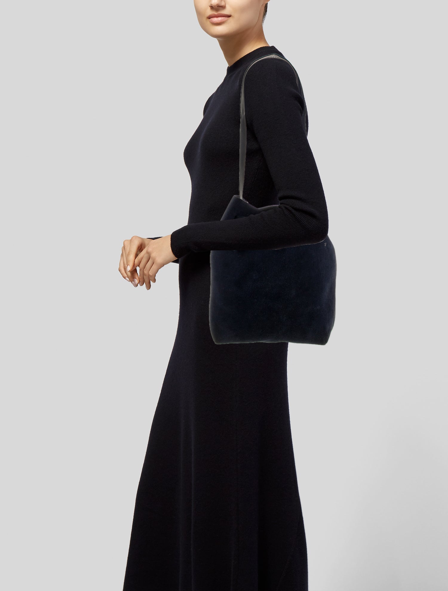 Mansur Gavriel Suede Bucket Bag