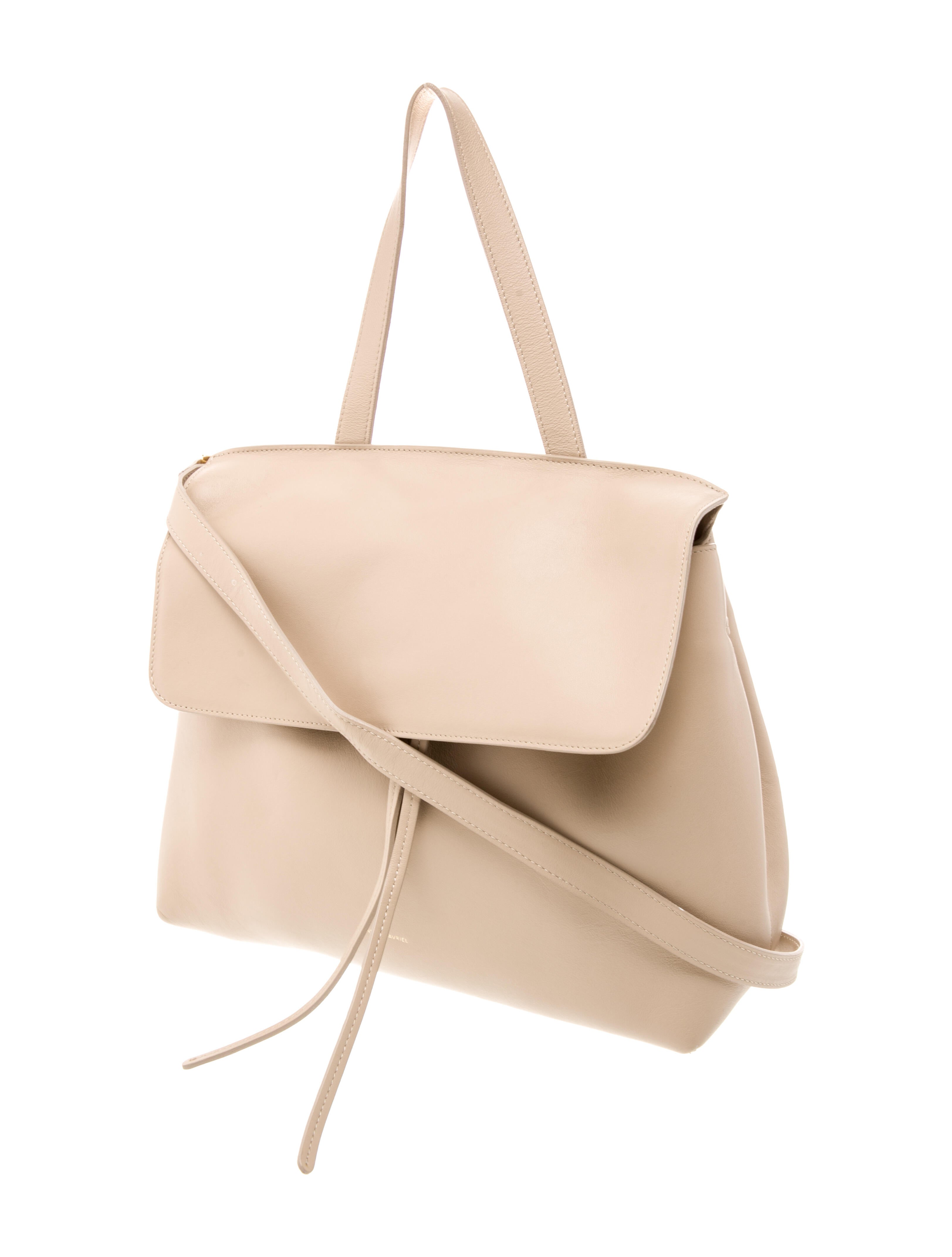 Mansur Gavriel Leather Top Handle Bag
