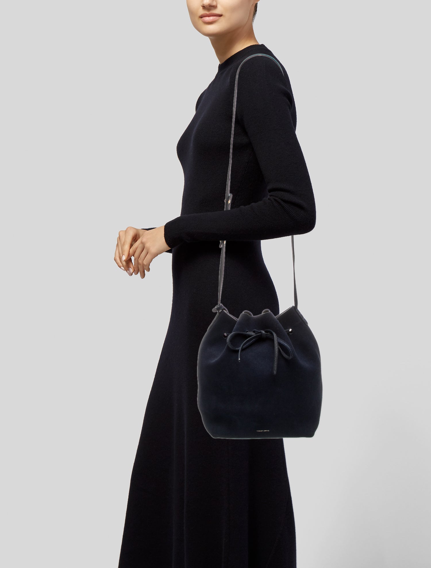 Mansur Gavriel Suede Bucket Bag