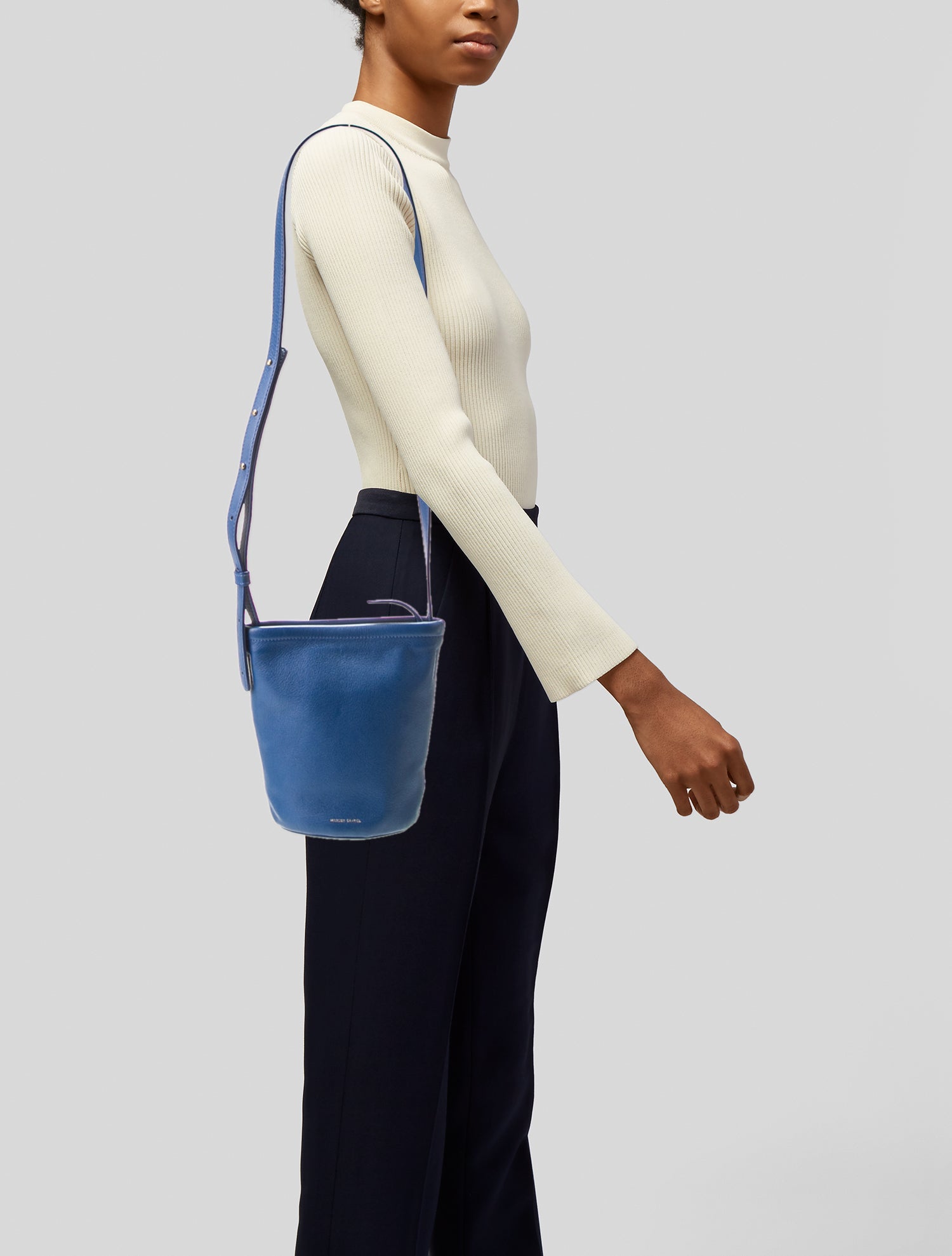 Mansur Gavriel Leather Bucket Bag