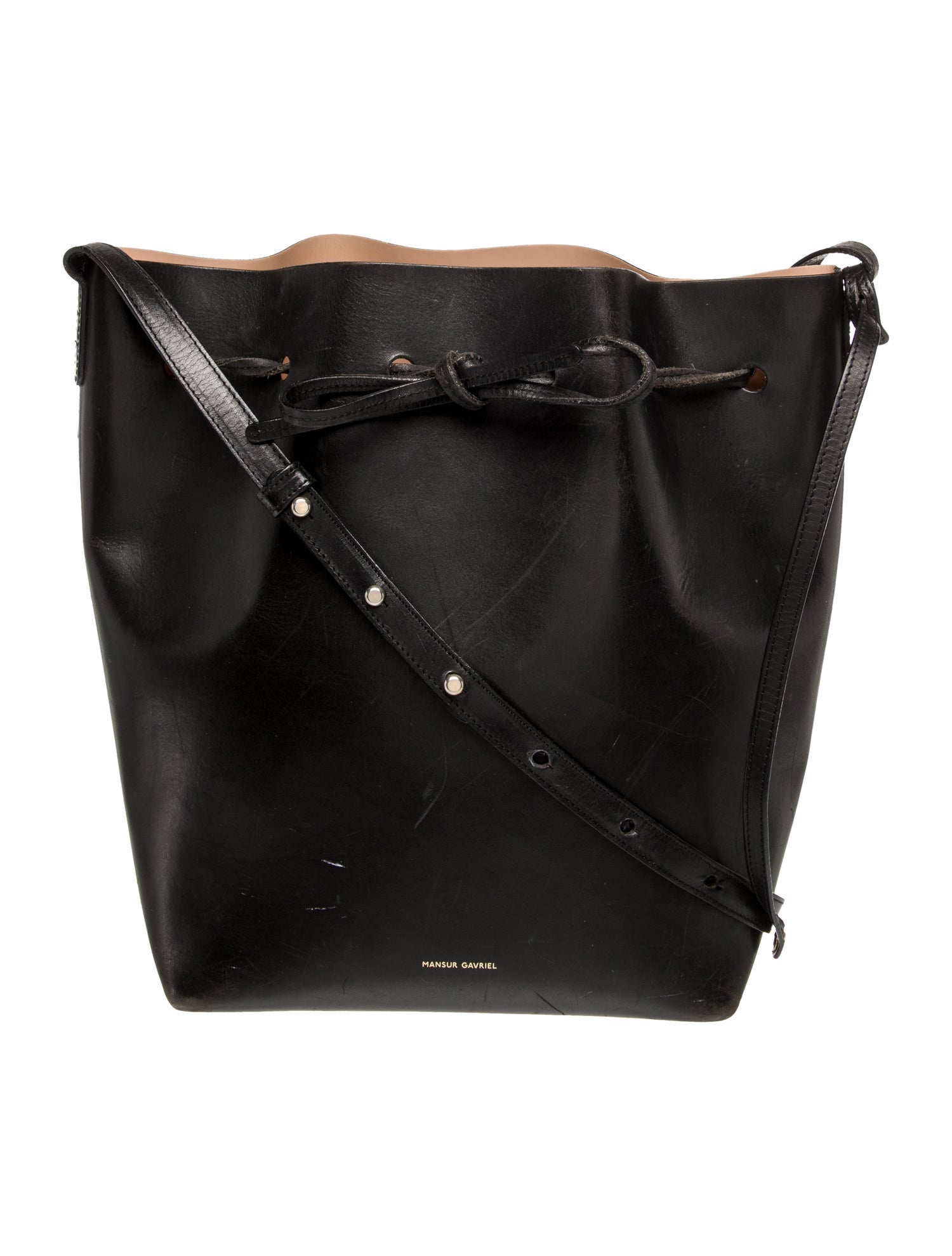 Mansur Gavriel Leather Bucket Bag